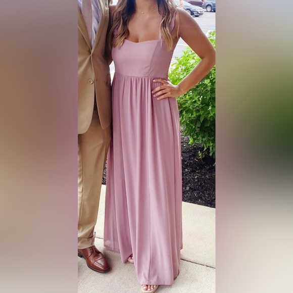 June Maxi Dress in Antique Rose Chiffon - Show Me Your Mumu - Picture 4 of 13